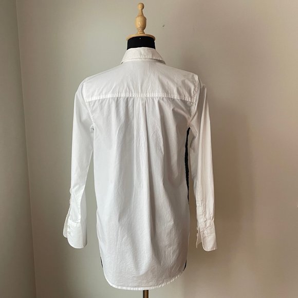 J.Crew Button Down White Shirt with Sequin Detail - Picture 3 of 16